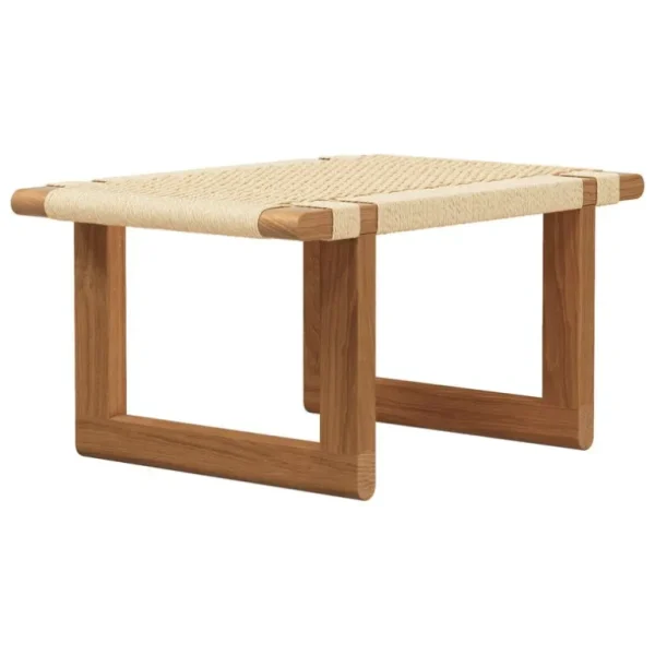 Carl Hansen & Søn BM0489S bordsbänk, kort, oljad ek - papperssnöre