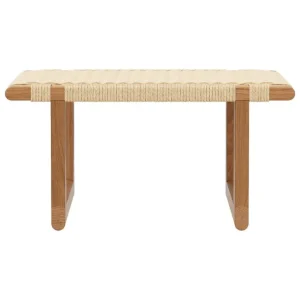 Carl Hansen & Søn BM0489S bordsbänk, kort, oljad ek - papperssnöre