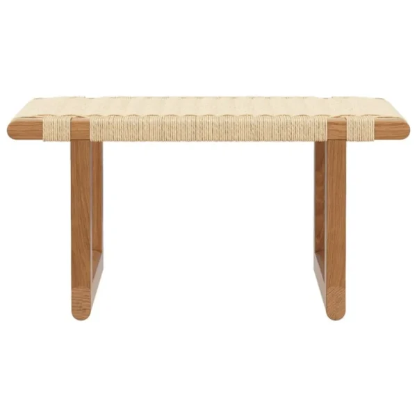 Carl Hansen & Søn BM0489S bordsbänk, kort, oljad ek - papperssnöre