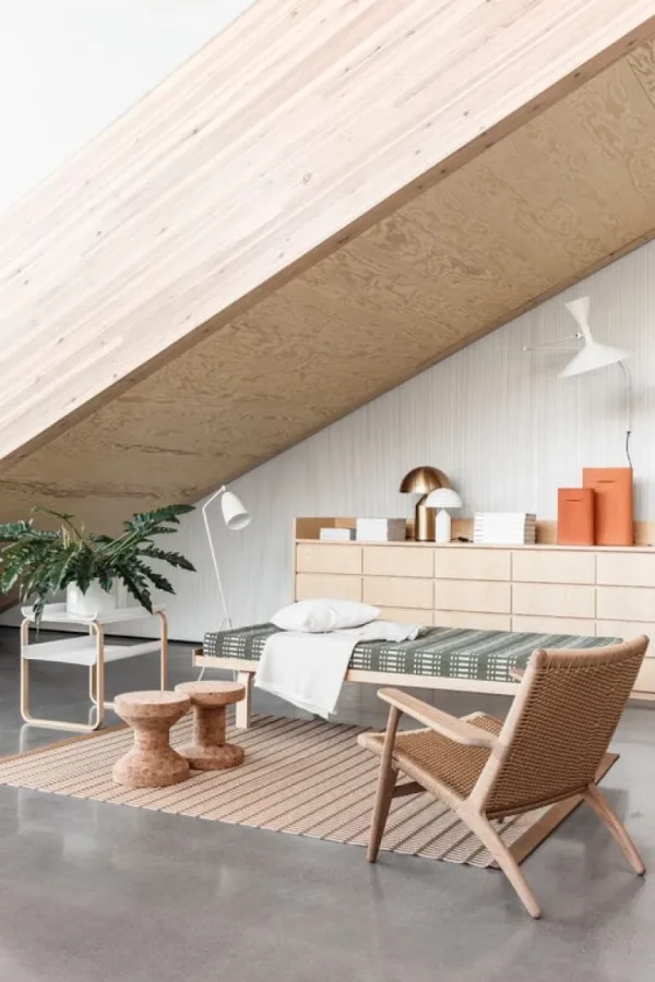 Carl Hansen & Søn CH25 lounge stol, vitoljad ek - naturlig snöre