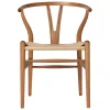 Carl Hansen & Søn CH24 Wishbone stol, oljad teak - naturligt rep