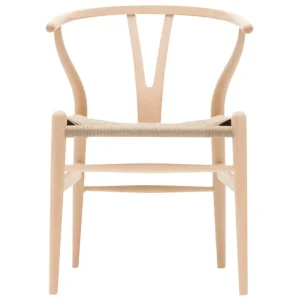 Carl Hansen & Søn CH24 Wishbone stol, såpad bok - naturligt rep