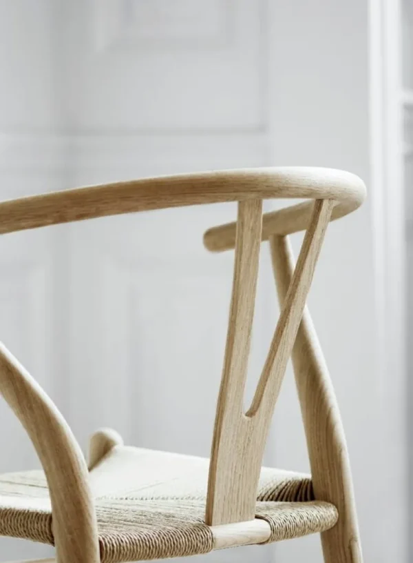 Carl Hansen & Søn CH24 Wishbone-stol, såpad ek - naturlig snöre