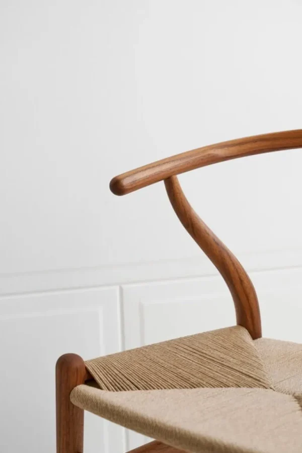 Carl Hansen & Søn CH24 Wishbone stol, oljad teak - naturligt rep