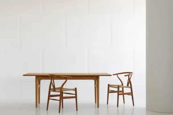 Carl Hansen & Søn CH24 Wishbone stol, oljad teak - naturligt rep