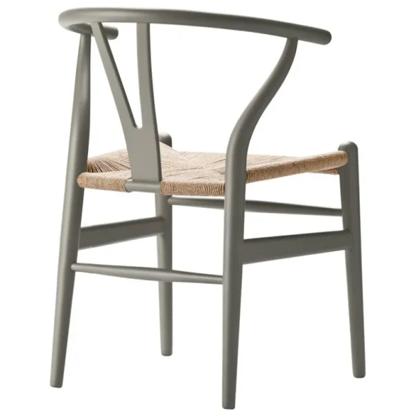 Carl Hansen & Søn CH24 Wishbone-stol, mjuk lera - naturlig snöre