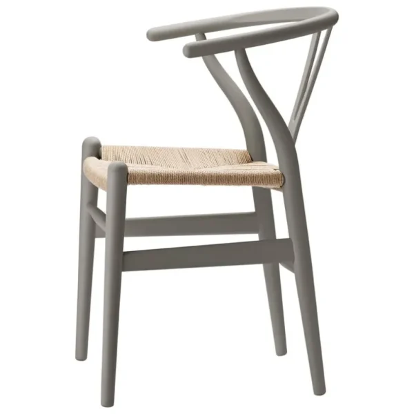 Carl Hansen & Søn CH24 Wishbone-stol, mjuk lera - naturlig snöre