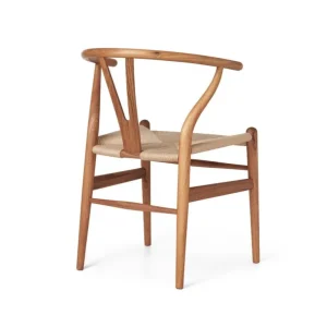 Carl Hansen & Søn CH24 Wishbone stol, oljad teak - naturligt rep