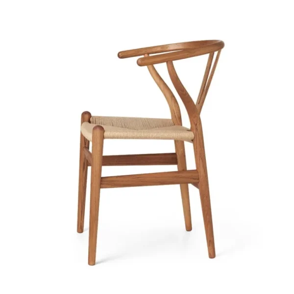 Carl Hansen & Søn CH24 Wishbone stol, oljad teak - naturligt rep