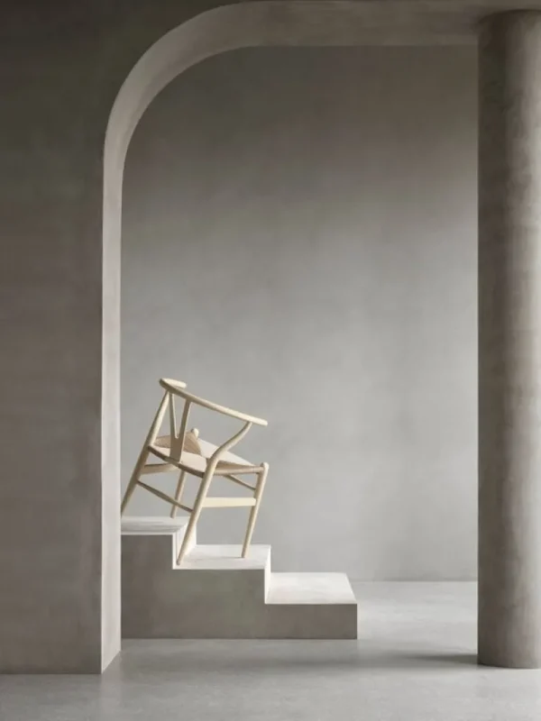 Carl Hansen & Søn CH24 Wishbone-stol, mjuk korn - naturlig snodd
