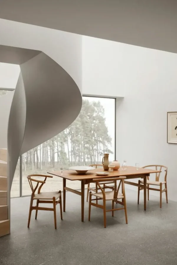 Carl Hansen & Søn CH24 Wishbone stol, oljad teak - naturligt rep