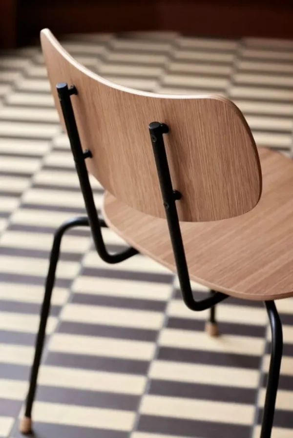 Carl Hansen & Søn VLA26T Vega stol, svart - oljad ek