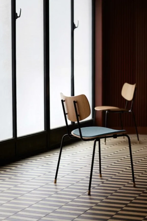 Carl Hansen & Søn VLA26T Vega stol, svart - oljad ek
