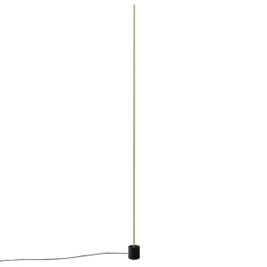 Catellani & Smith Stick golvlampa, satin gold