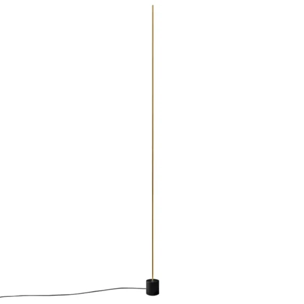Catellani & Smith Stick golvlampa, satin gold