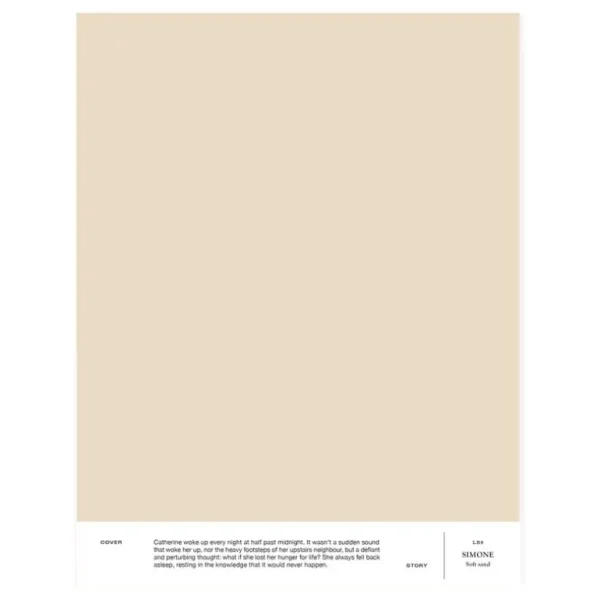 Cover Story Inomhusfärg, 9 L, LB6 SIMONE - mjuk sand