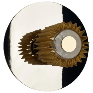 DCWéditions In The Sun 270 vägg-/taklampa, silver - guld
