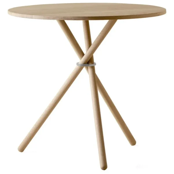Eberhart Furniture Aldric matbord, 80 cm, ljus ek
