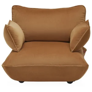 Fatboy Sumo Loveseat fåtölj, Velvet Recycled, mandel