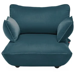 Fatboy Sumo Loveseat fåtölj, Velvet Recycled petrol