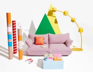 Fatboy Sumo Medium soffa, Weave bubble pink