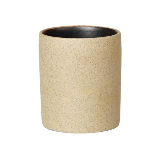 ferm LIVING Bon Accessories Petite kopp, sand - svart