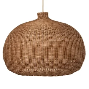 Barn ferm LIVING Braided Belly lampskärm, naturell