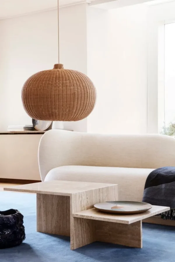 Barn ferm LIVING Braided Belly lampskärm, naturell