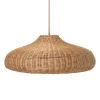 Barn ferm LIVING Braided Disc lampskärm, naturlig