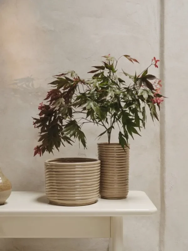 ferm LIVING Corduroy kruka, 20 cm, kashmir