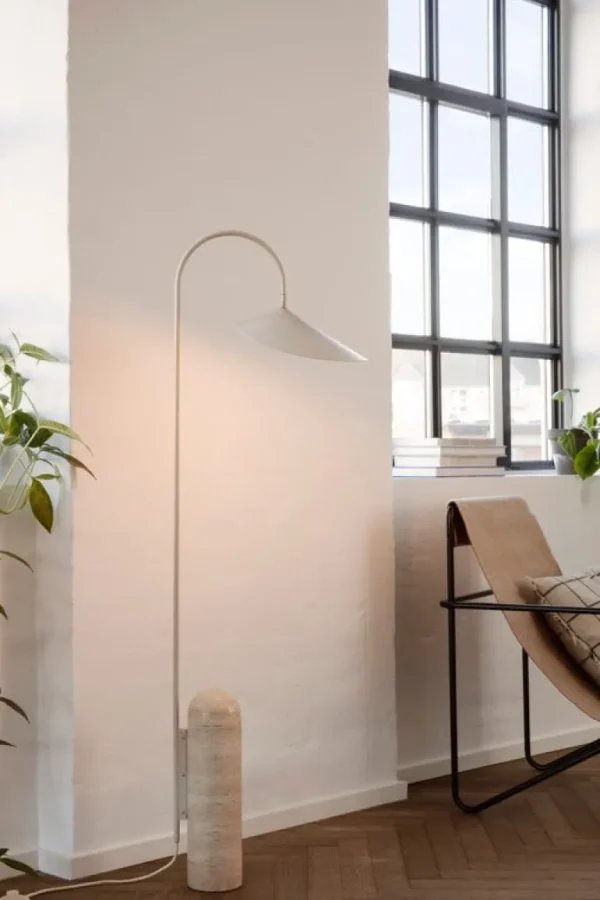 ferm LIVING Desert fåtölj, svart - solid