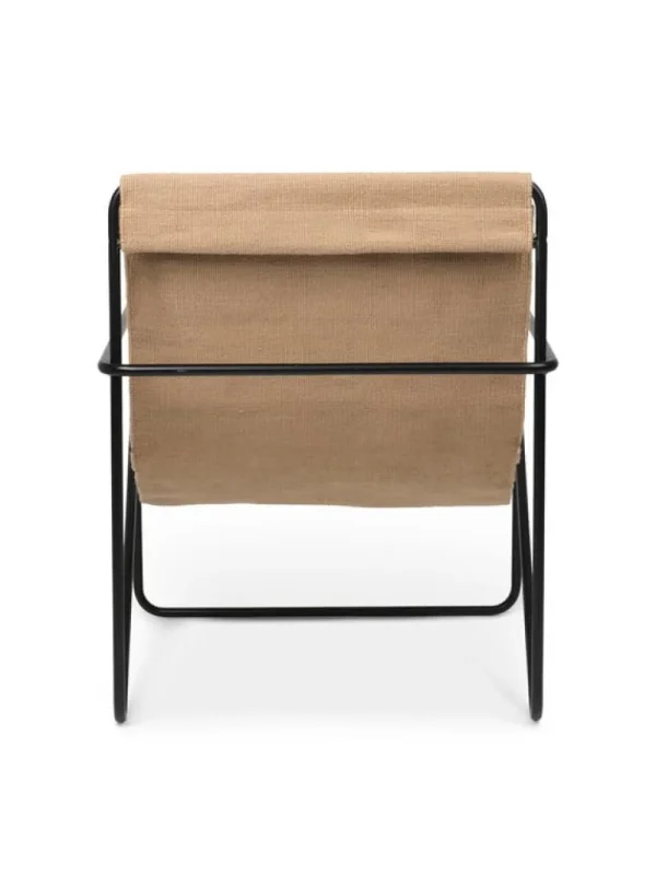 ferm LIVING Desert fåtölj, svart - solid