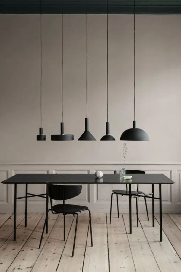 ferm LIVING Dome lampskärm, svart