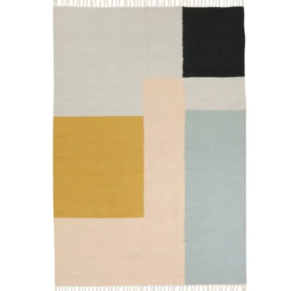 Barn ferm LIVING Kelimmatta, Squares, 140 x 200 cm