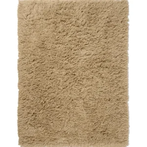ferm LIVING Meadow high pile matta, stor, light sand