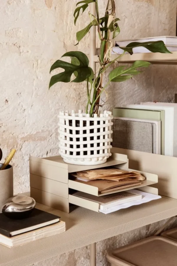 ferm LIVING Paper pulp förvaringslåda, 2 st