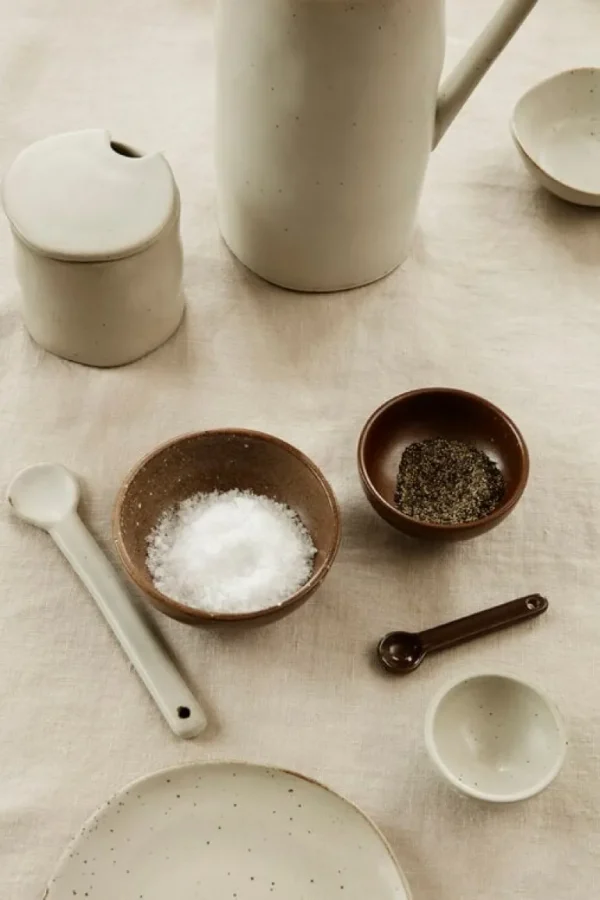 ferm LIVING Petite saltset, choklad