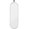 ferm LIVING Poise oval spegel, svart