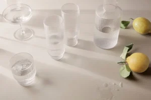ferm LIVING Ripple karaff, ofärgad