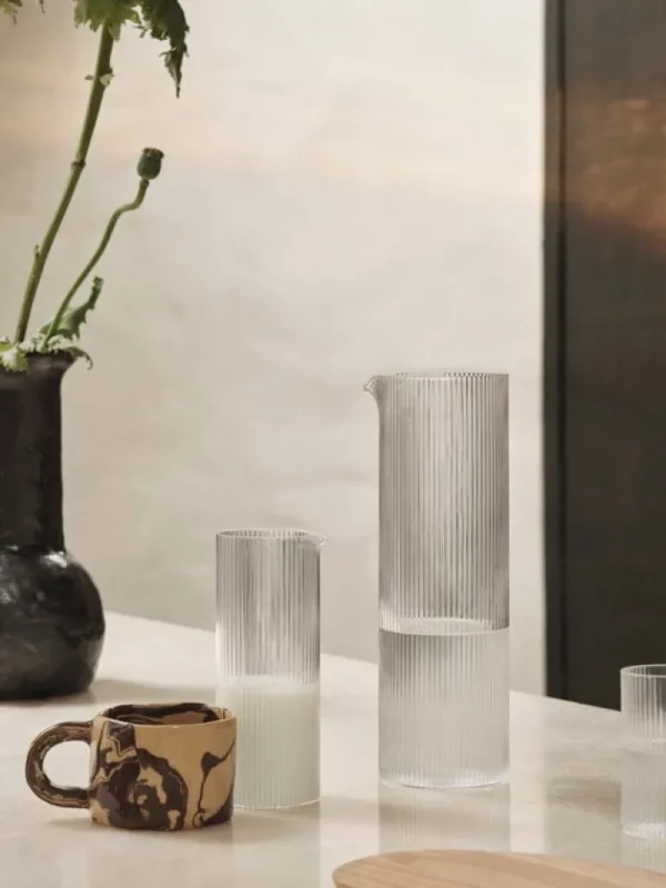 ferm LIVING Ripple mjölkkanna, klar