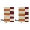 ferm LIVING Section grytlapp, set om 2, patchwork