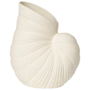 ferm LIVING Shell vas, off-white