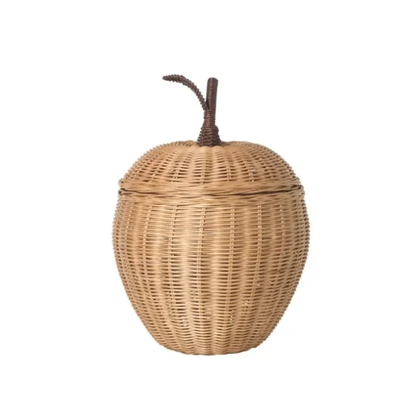 Barn ferm LIVING Small Apple flätad korg