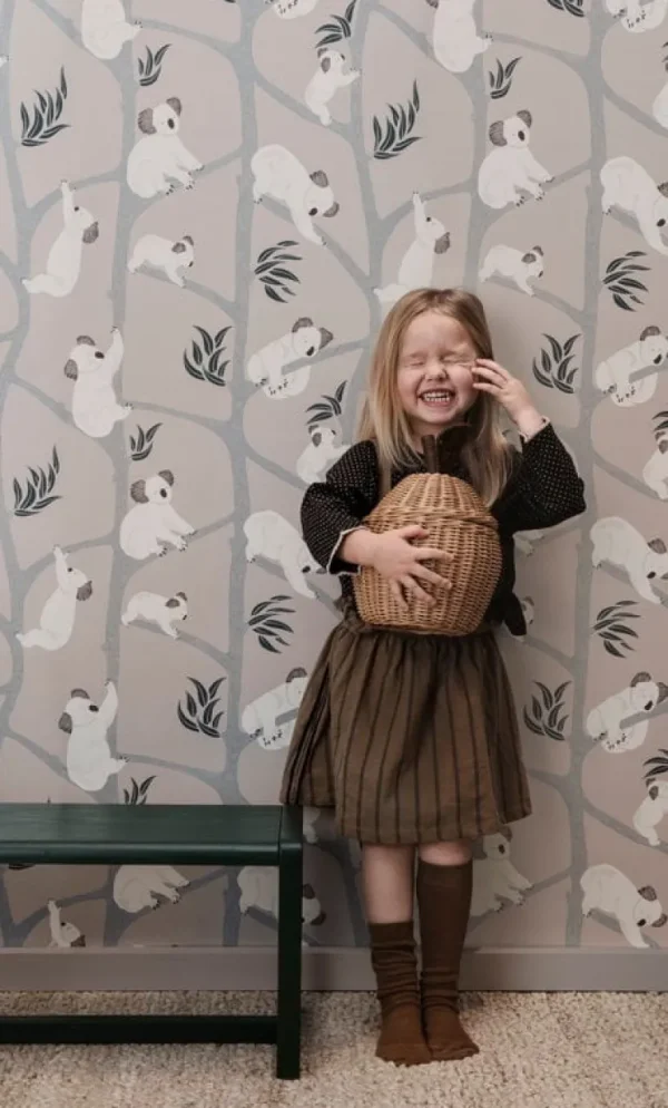Barn ferm LIVING Small Apple flätad korg
