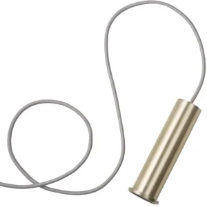 ferm LIVING Socket Pendant High, mässing