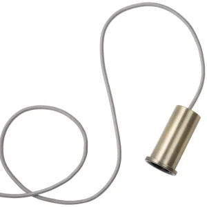 ferm LIVING Socket Pendant Low, mässing