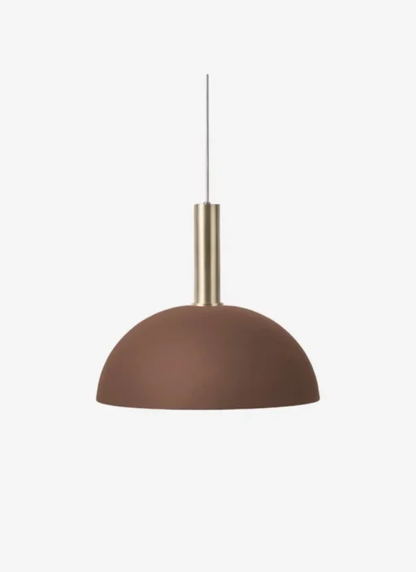 ferm LIVING Socket Pendant High, mässing