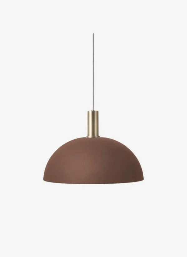 ferm LIVING Socket Pendant Low, mässing