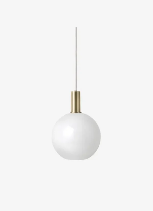 ferm LIVING Socket Pendant Low, mässing