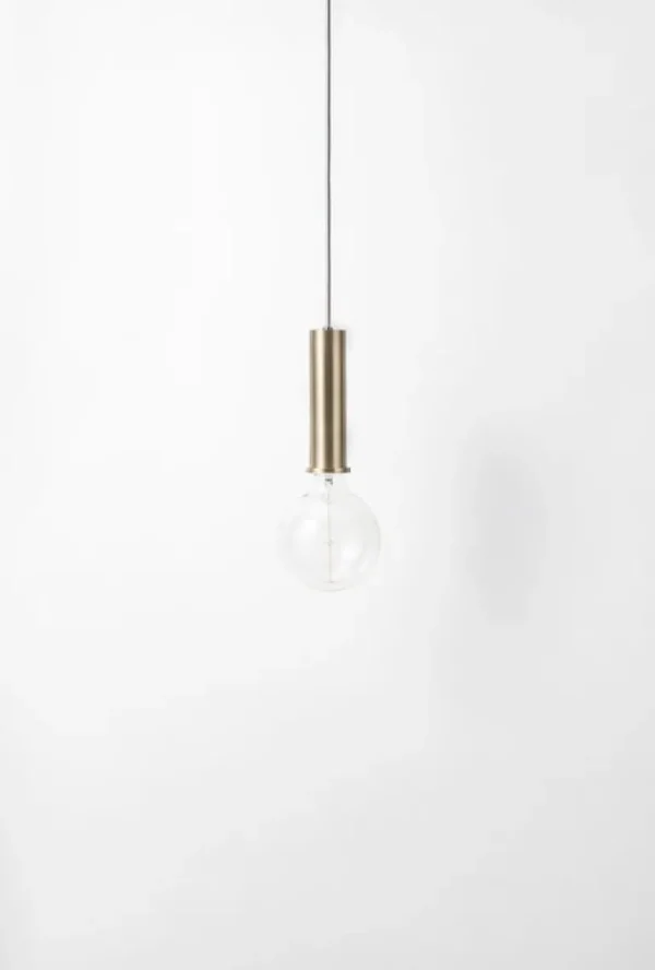 ferm LIVING Socket Pendant High, mässing